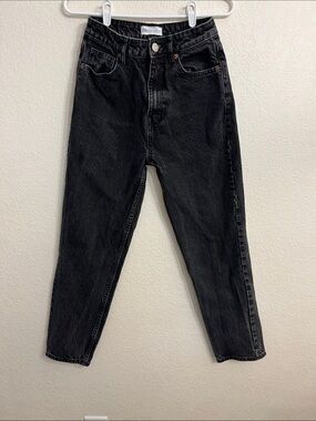 Elevated casual Zara Black High-Rise Wide-Leg Jeans